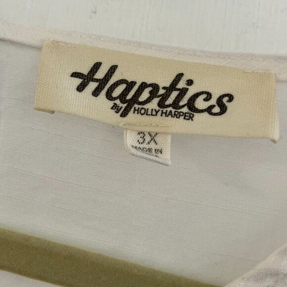 Haptics By Holly Harper Plus-Size Muti-Tiered Lagoon-Look Dress Sz XXL - Picture 5 of 9